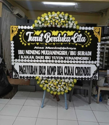 Papan Bunga di Pelabuhan Batam